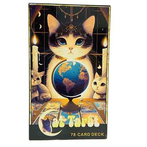 Cute Cat Tarot Cards A Card Deck English Version Board Games Cards