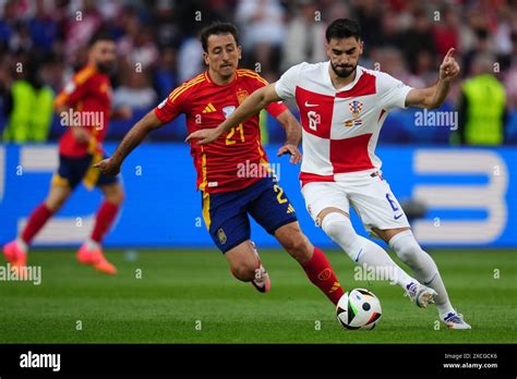 Berlin Germany 15th June 2024 Josip Sutalo Of Croatia And Mikel