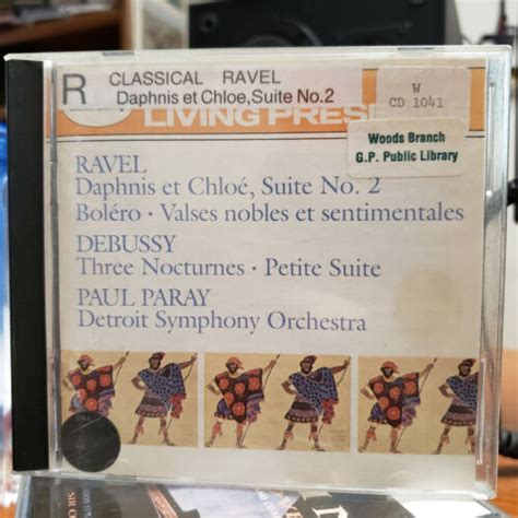 Ravel Debussy Paul Paray Detroit Symphony Orchestra Mercury Living