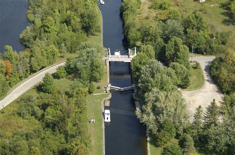 Rideau River Lock 19 Bridge In Burritts Rapids On Canada Bridge