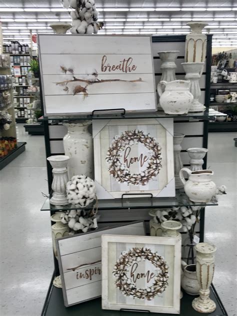 Hobby Lobby Merchandising Table Displays Work Farmhouse Style Living