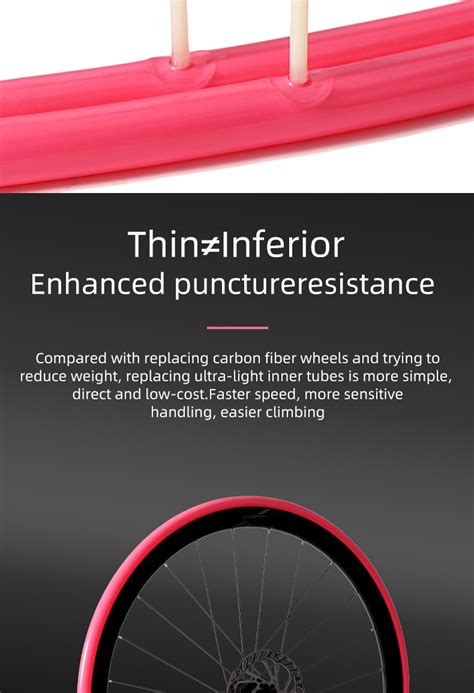 Ridenow Tpu Inner Tube 700c 36g Ultralight Bicycle Inner Tube 45 65