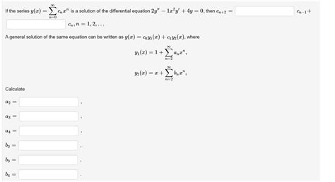 Solved If The Series Y X ∑n 0∞cnxny X ∑n 0∞cnxn Is