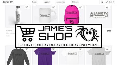 30.09.22. The Jamie TV Merch Shop Is Now Open! – www.jamiemallender.co.uk