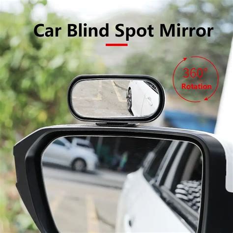 Blind Spot Mirror 360 Degree Rotation Universal Self Adhesive Convex