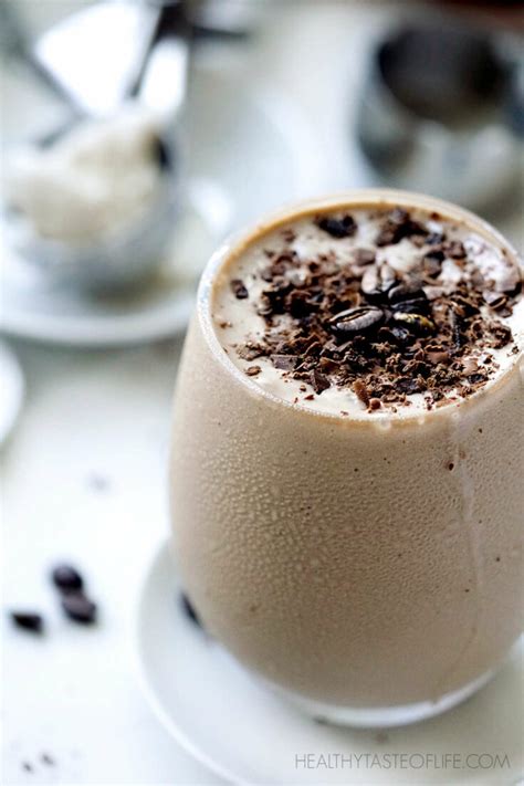 Coffee Milkshake With Mocha Flavor Video Df Healthy Taste Of Life