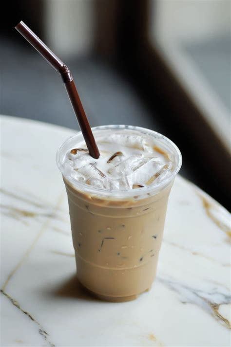 Iced Coffee Iced Latte Coffee Or Iced Cappuccino Coffee Stock Image