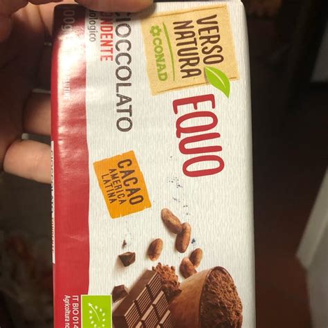 Verso Natura Conad Veg Cioccolato Fondente Review Abillion