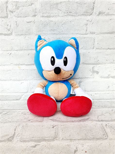 Sonic Plush Toys Vintage Hedgehog Plush Toys 115 Etsy