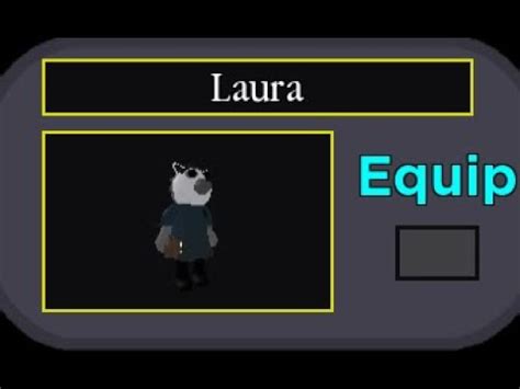 How To Get The Secret Laura Skin In Roblox Piggy I Worked Rlly Hard