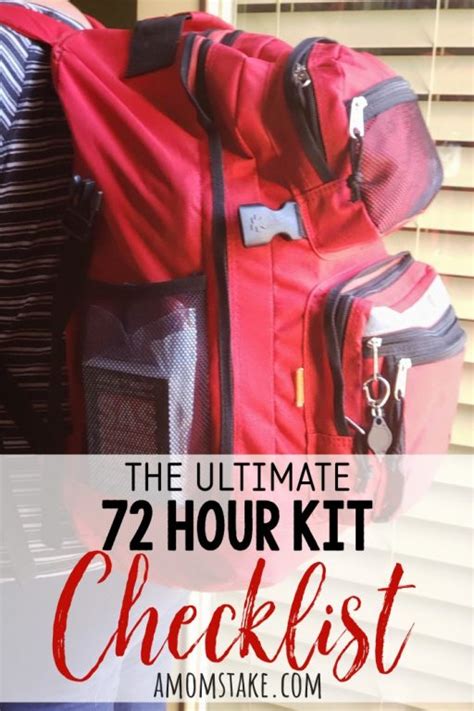 72 Hour Kits The Complete Bug Out Bag List And Printable A Moms Take