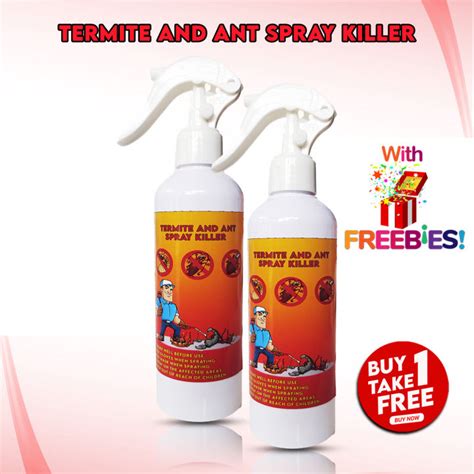 With Freebies Buy 1 Take 1 Termite And Ant Spray Killer 250ml Cockroach Bed Bugs Anay Dust