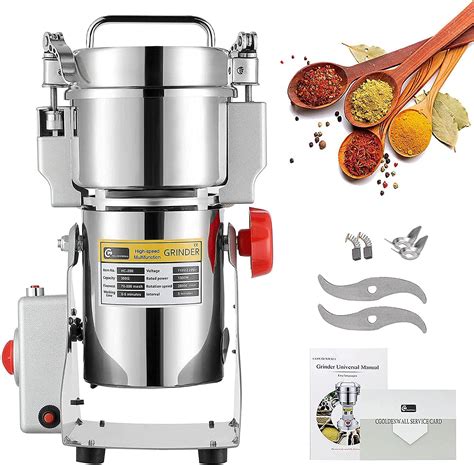 Cgoldenwall Swing Type Electric Grain Grinder Mill G Stainless Steel