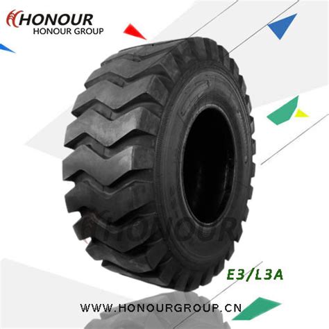 Honour E3 L3 Bias OEM Tire For Belted Wheel Loader Grader Earthmover