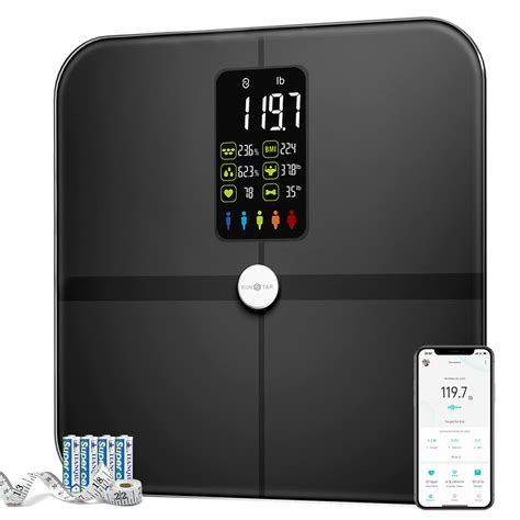 Body Fat Scale, Posture Extra Large Display Digital Bathroom Wireless ...