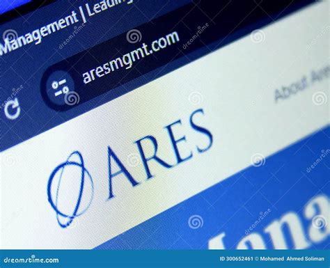 Ares Management Investment Company Editorial Photo Image Of Credit