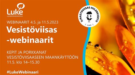 Kepit ja porkkanat vesistöviisaaseen maankäyttöön webinaari 11 5 2023