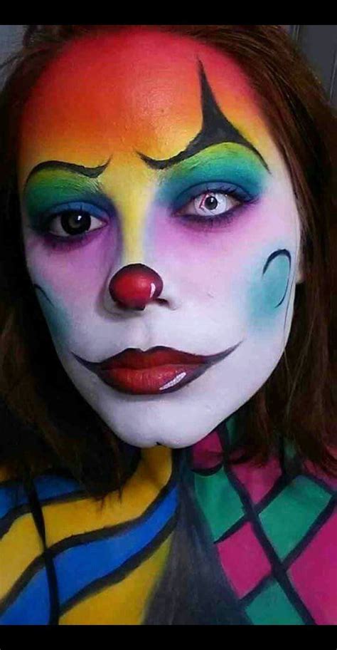 Rainbow Clown Summer P S Photo Beautylish Clown Makeup Creepy Clown Makeup Halloween