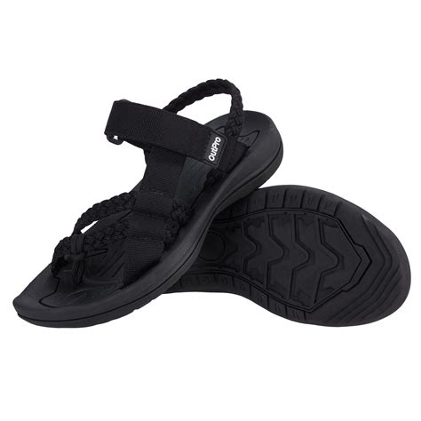 Outpro Hiking Sandals For Womens Comfortable Walking Flip Flop Sandals With Arch Support