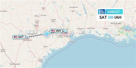 UA8157 Flight Status United Airlines: San Antonio to Houston (UAL8157)