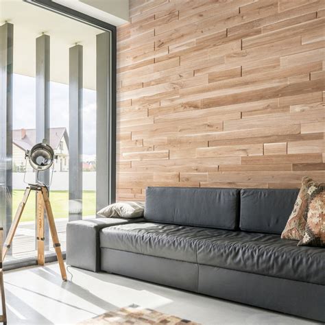 Panneau bois Intérieur Décoratif Panneaux Muraux en Bois de Chêne