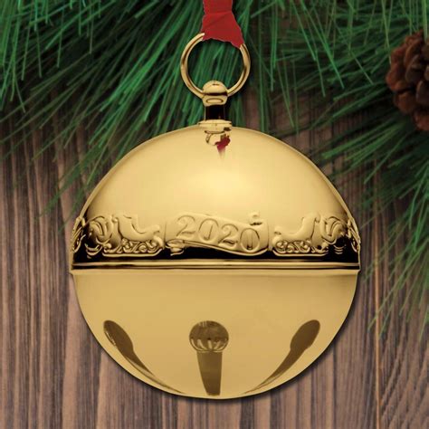 2020 Wallace Sleigh Bell 31st Edition Goldplate Ornament Sleigh Bell Ornaments Christmas Bells