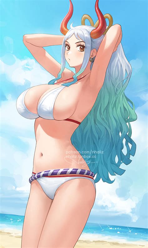 Rule 34 1girls Armpits Big Breasts Bikini Blue Hair Breasts Brown