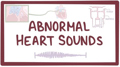 Abnormal heart sounds: Video, Causes, & Meaning | Osmosis