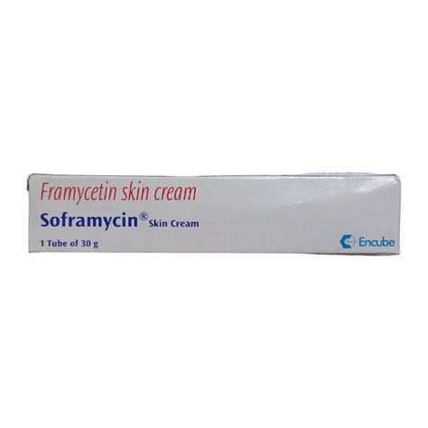 Soframycin Skin Cream 30g For Skin Infections Sanofi