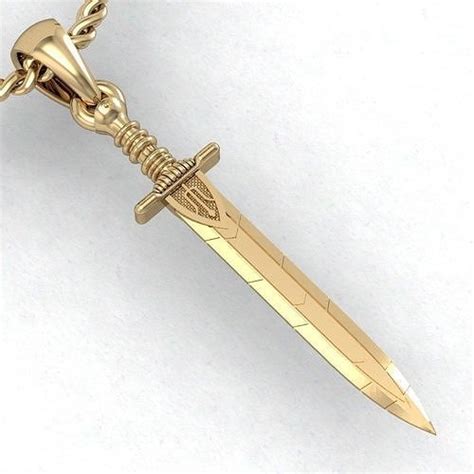 Beautyful Pendant Sword 3d Model 3d Printable Cgtrader