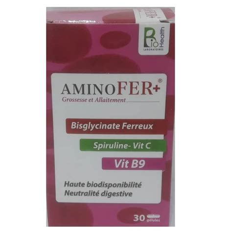 Biohealth Aminofer Plus Grossesse Et Allaitement G Lules Mapara