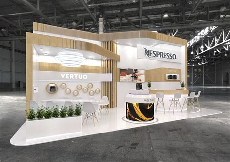 Nespresso 2019 On Behance Booth Design Exhibition Booth Design