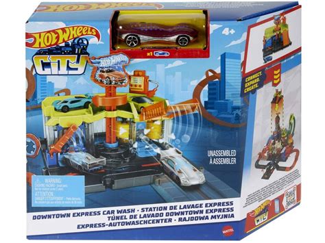 Hot Wheels City Car Wash Downtown Express Mattel HDR27 Juguetilandia