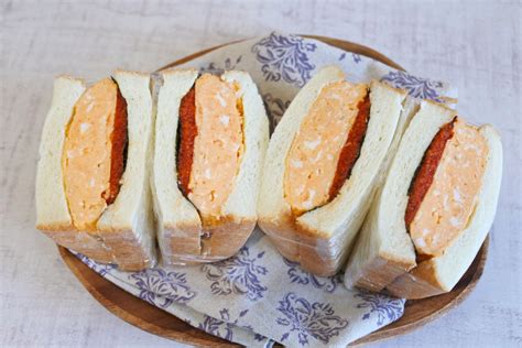 【ふわふわ厚焼きたまごと明太子のサンド🥪 】 Eat Me Sandwich（イートミーサンドイッチ）