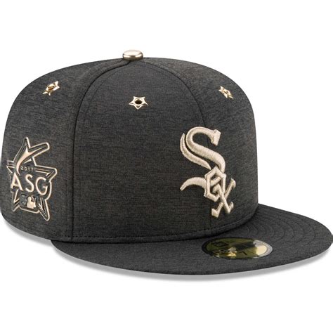 New Era Chicago White Sox Heathered Black 2017 Mlb All Star Game Side