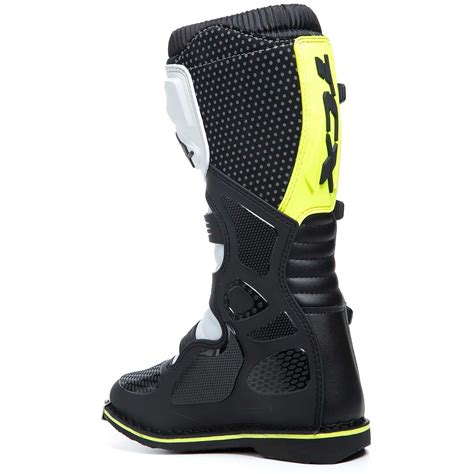 Moto Cross Boots Enduro Tcx X Blast Black White Yellow For Sale