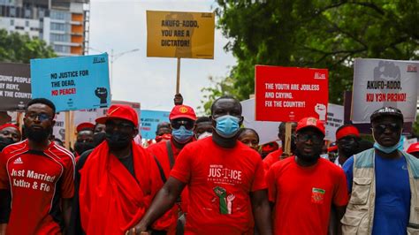 Manifestation Anti Gouvernementale Au Ghana