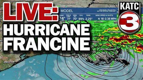 Live Coverage Hurricane Francine Real Time Updates Youtube