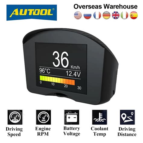 Autool X Plus Car Obd Hud On Board Computer Smart Digital Meter