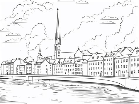 Latvia Coloring Fun For Children - Coloring Page