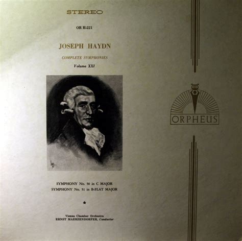 Ernst Maerzendorfer Josef Haydn Vienna Chamber Orchestra Haydn