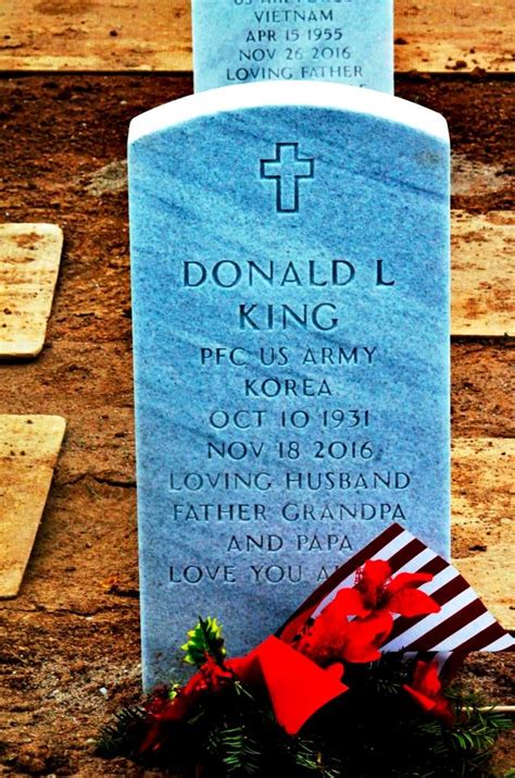 Donald Lee King 1931 2016 Find a Grave äreminne