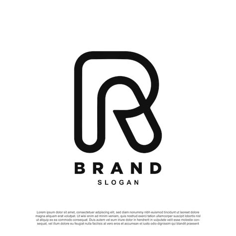 Premium Vector Abstract Letter R Logo Design Vector For Your Brand Or