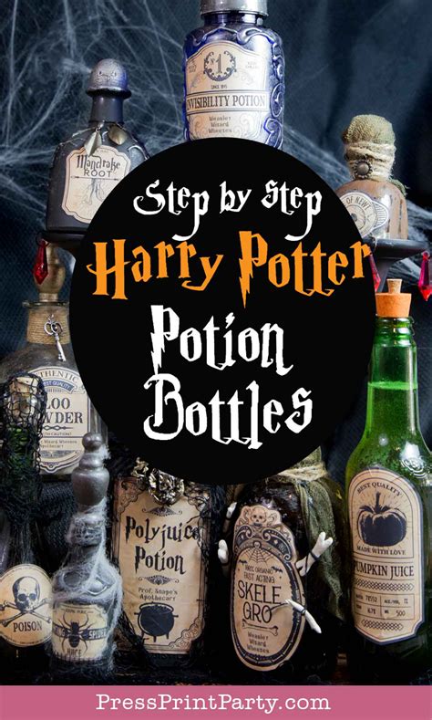 Harry Potter Potion Bottles Artofit