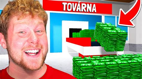 POSTAVIL JSEM TOVÁRNU ZA 1 000 000 Kč V ROBLOXU YouTube