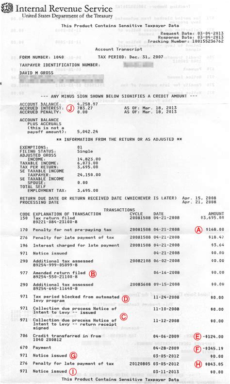 How To Check Irs Account Transcript Tax