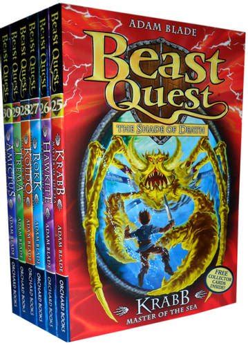 Beast Quest Series 5 Collection Krabb Master Of The Sea Hawkite Arrow