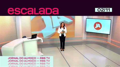 Jornal do Almoço escalada da edição de 02 11 2022 RBS TV YouTube