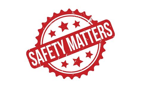 Safety Matters Rubber Stamp Seal Vector 23110463 Vector Art At Vecteezy