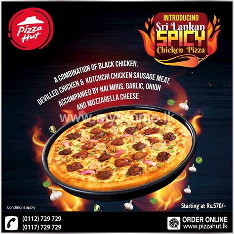 Pizza Hut Introduces The Sri Lankan Spicy Chicken Pizza Atelier Yuwa